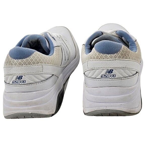 NEW BALANCE 928V3 Womens White and Blue Running Shoes VW928WB3 SZ 9 - Picture 3 of 9